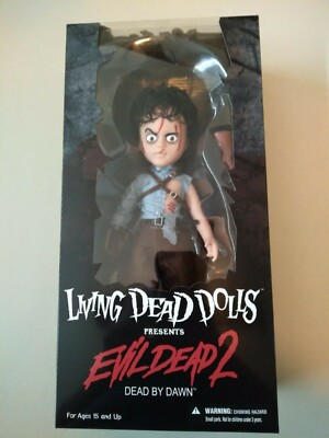 ASH Living Dead Dolls Presents: Evil Dead II 10'' Figure Mezco NIB USA SELLER