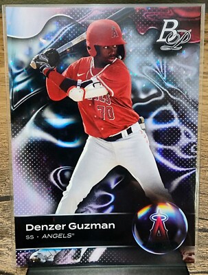 Denzer Guzman 2023 Bowman Platinum #TOP-51 Ice Foil Top Prospect | eBay