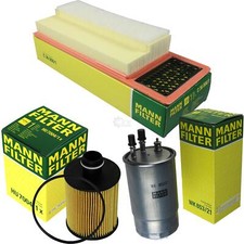 MANN-FILTER Inspektionspaket für Opel Combo Kasten/Kombi 1.3 CDTi Vauxhall