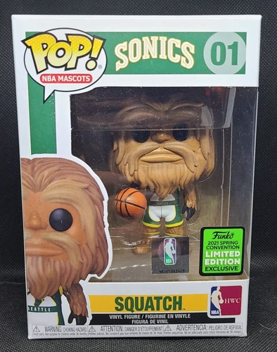 Funko Pop! NBA Mascots Squatch Sonics 2021 Convention Exclusive 01