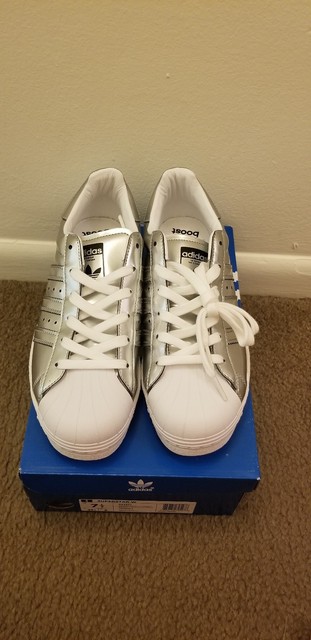 superstar boost silver