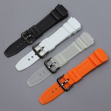 Premium Quality Bracelet Rubber Silicone Watch Strap Band Fits Casio AE1000 18mm