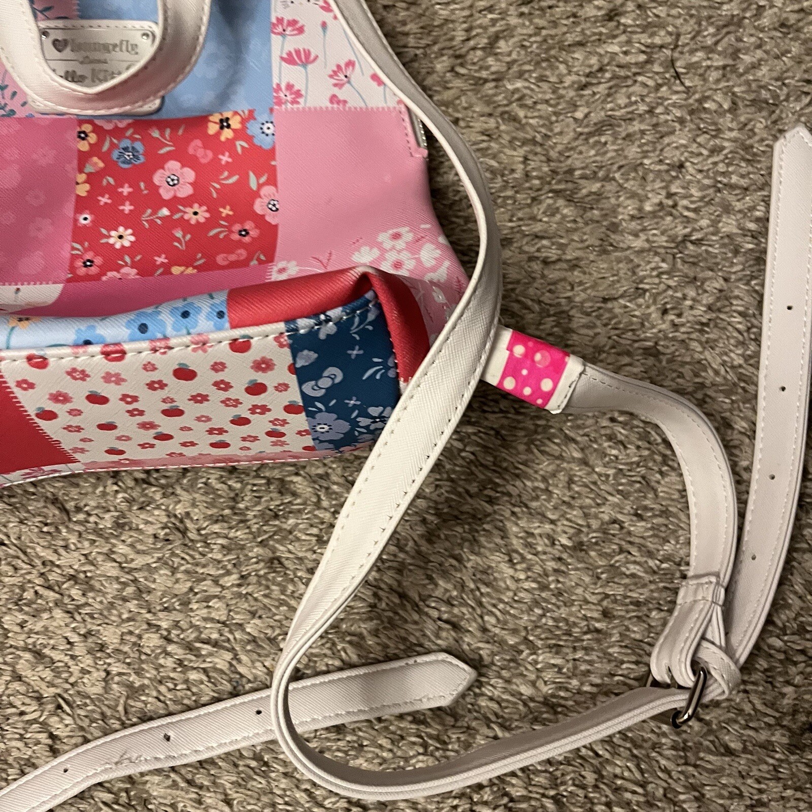 Rare Hello Kitty Loungefly Patch Work Backpack Mi… - image 12