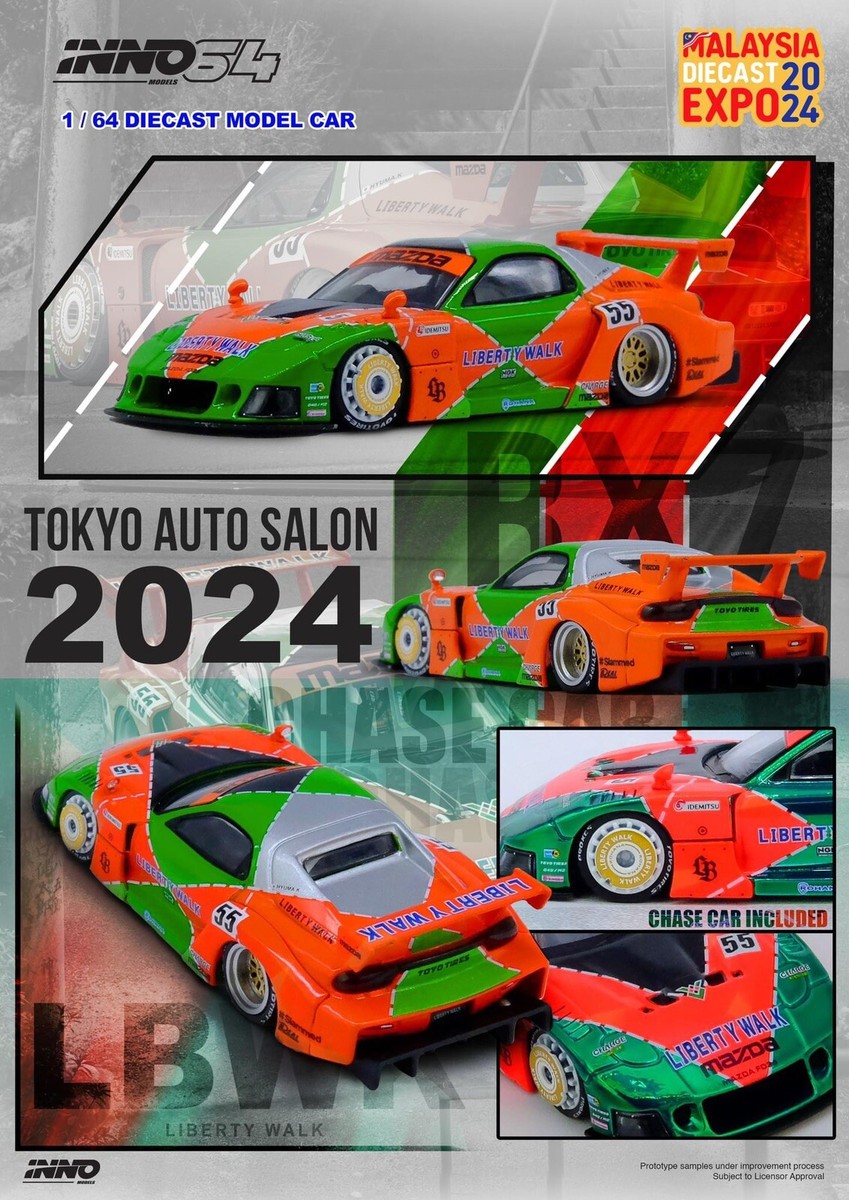 INNO64 LBWK RX-7 FD3S LB-Super Silhouette Renown MDX 2024 INNO64 LBWK RX-7 FD3S LB-Super Silhouette Renown MDX 2024