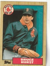 FREE SHIPPING-MINT-1987 Topps Tiffany #705 Bruce Hurst    Boston Red Sox