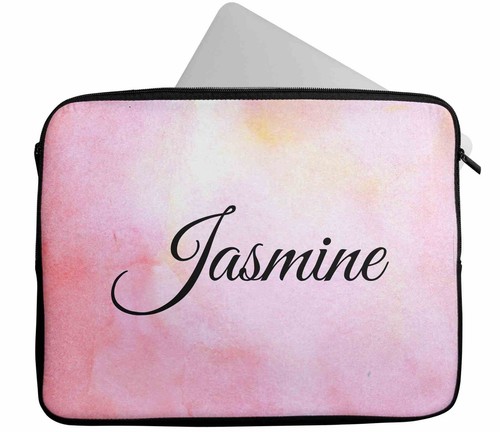 Personalised Any Name Marble Design Laptop Case Sleeve Tablet Bag 630 - Picture 5 of 12
