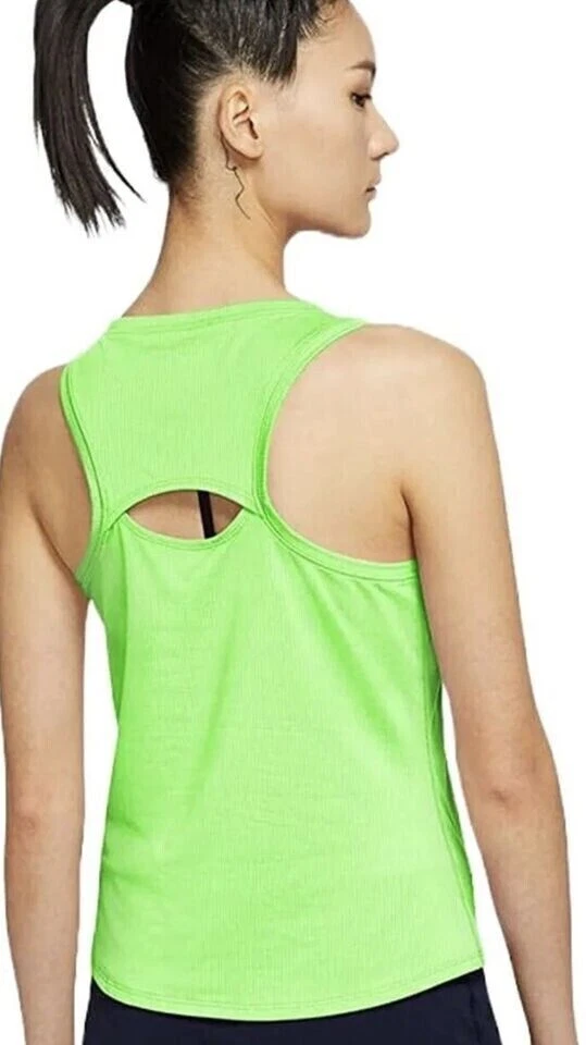 Camiseta sin mangas de tenis para mujer NikeCourt Victory verde lima CV4784-345 talla XS Foto 2 de 3