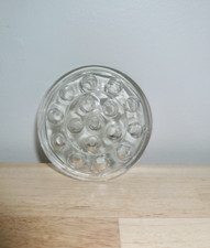Vintage Clear Glass 16 Holes Flower Frog 5  Outer Diameter