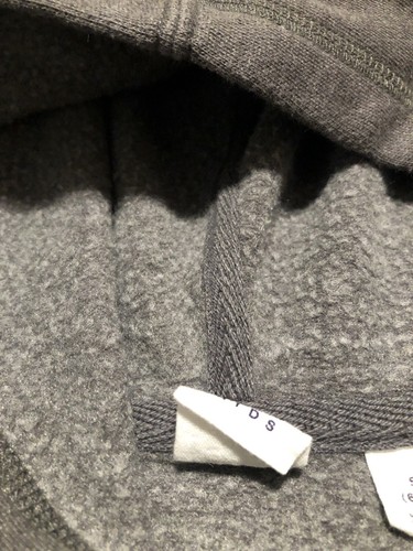 Gap Kids Girls Rainbow Colored Logo Hoodie Sweatshirt Spell out s 6-7 Gray Crop - Picture 8 of 9
