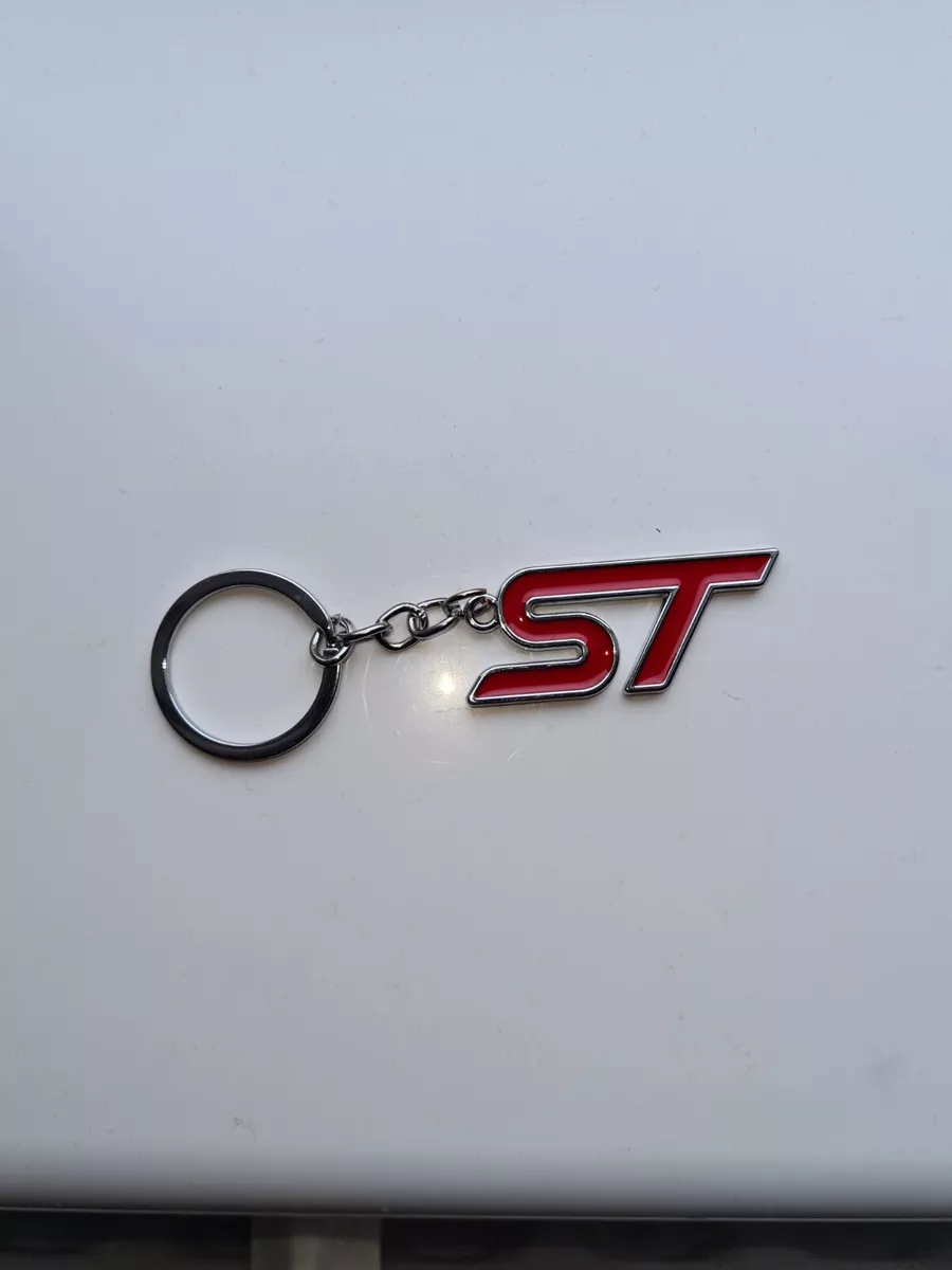 FORD ST KEYRING METAL RED KEY RING ST KEYCHAIN GIFT eBay