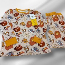 Boss Babes Western Boutique Lion King Pajamas Set Kids 9-10T Bamboo Blend NWT