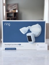 Ring Floodlight Cam Wired Pro 1080p Security Camera White Brand New in Box 