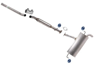 Weld on Resonator Muffler Exhaust fits Front Wheel Drive KIA Sportage 2.4 17-22