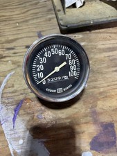 Stewart Warner Vintage Big Block Logo 100 Mph Speedometer Model 565f 565fxe9