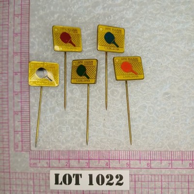 Vintage Table Tennis Club NTK Kajuh Slovan Ljubljana Pin 5/1 LOT 1022