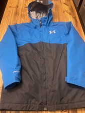 Under Armour Storm Cold Gear Boys Size Medium Zip Up Long Sleeve Ski Jacket