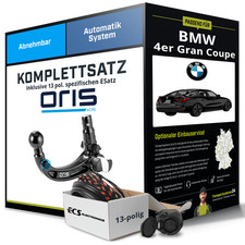 F�r BMW 4er Gran Coupe Typ G26 Anh�ngerkupplung abnehmbar +eSatz 13pol 21- ABE