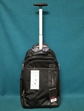 Eco Style Tech Exec Rolling Backpack Black ETEX-RB17