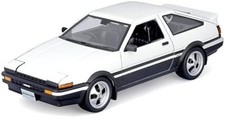 Maisto 1/24 Toyota Sprinter Trueno AE86 White/Black Diecast Car 32916 WT