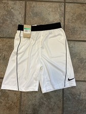 New- Boys XL Nike Dri-FIT Elite Basketball Shorts XL White Standard Fit DM8177