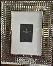 Image of Waterford Lismore Diamond Lead Crystal Picture Frame Germany, 5x7 Photos No Box
