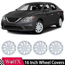 For 2013-2019 Nissan Sentra 16 Wheel Covers Set Of 4 Hubcaps Full Rim Snap On