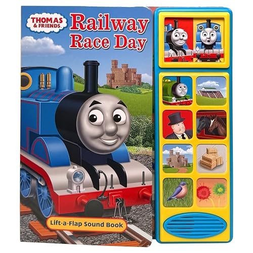 Thomas & Friends: Railway Race Day Lift-A-Flap Sound Book Pi Kids - Image 2