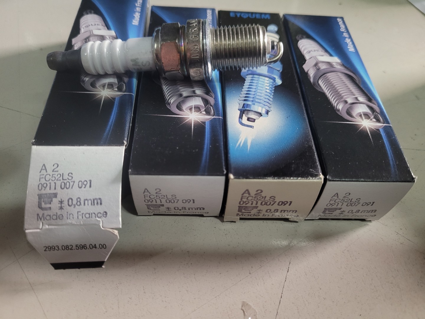 Eyquem Spark Plugs FC52LS 4pcs -Bougie Allumage - FC52LS