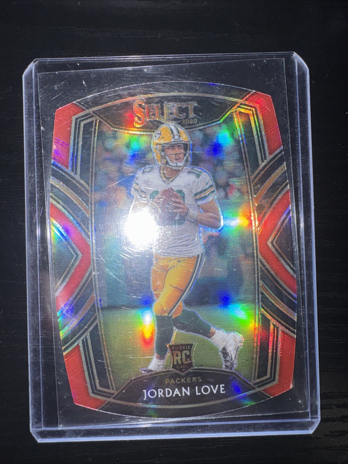 2020 Panini Select - Club Level Jordan Love #247 Red Prizm Die-Cut (RC)