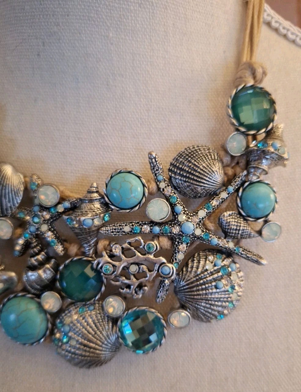 St Thomas Vibrant Nautical Theme Statement Neckla… - image 3