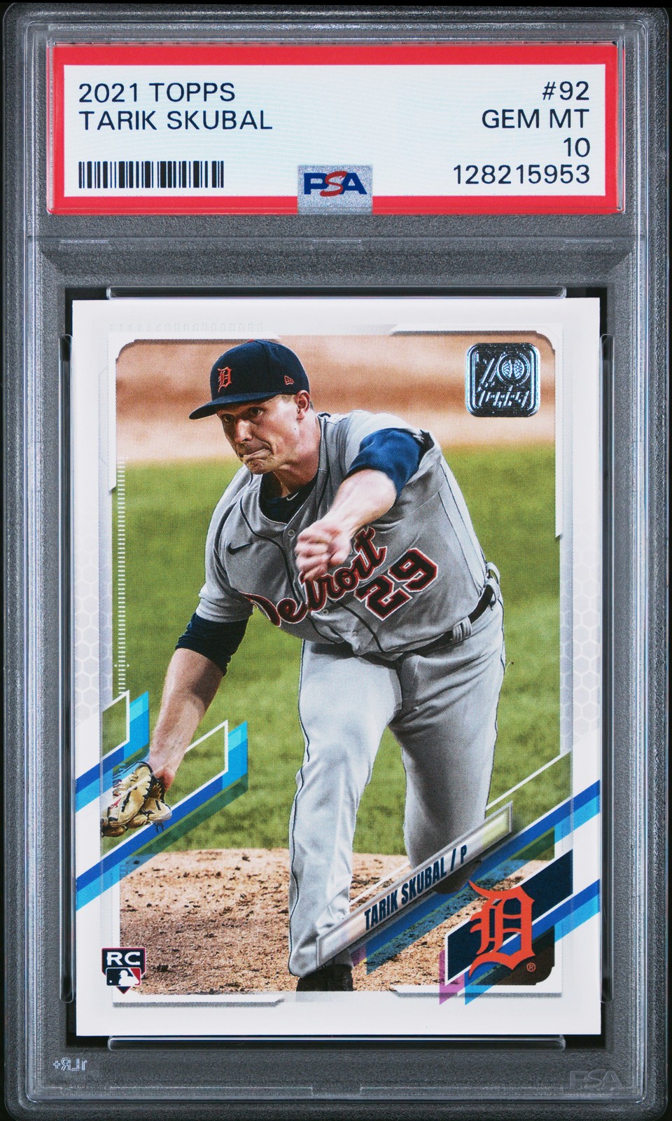 2021 TOPPS TARIK SKUBAL #92 PSA 10