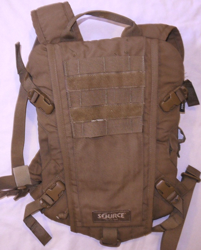 Brown SOURCE Tactical Gear RIDER Low Profile 3L Cordura Hydration Pack