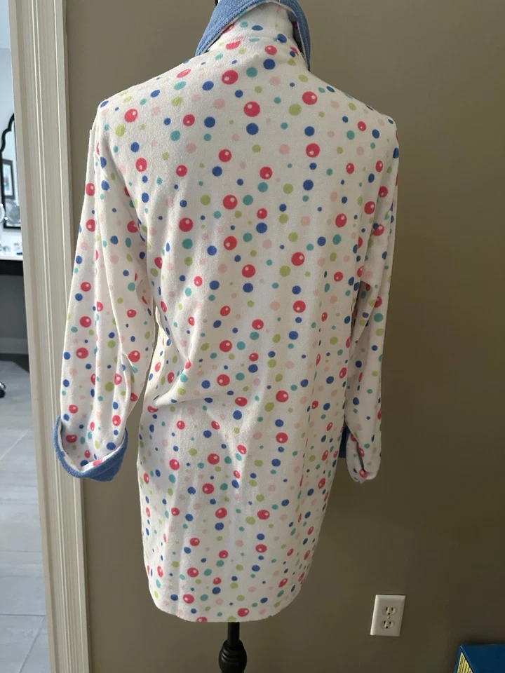 American Girl халат детский пузырь халат повязка для волос без ремня размер средний - Изображение 4 из 4