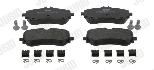 Rear JURID 573832J Brake Pad Set, disc brake for MAN,VW
