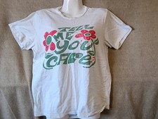 MOTHER DENIM 'Tell Me You Care' Graphic Tee Size XS