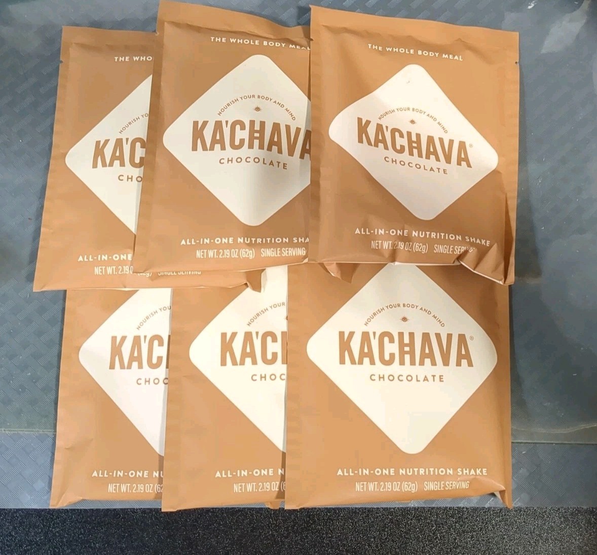 6x The Whole Body Meal Kachava Chocolate Nutrition Shake 2.19 Oz Each Exp 12/25