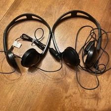 2 Vintage 1980-90’s Koss Portable Lightweight  Headphones Tested  Please READ