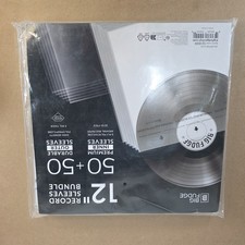Big Fudge 12" Vinyl Record Sleeves 50 50 Bundle Premium Inner Durable Outer New