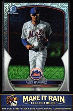 Alex Ramirez 2023 Bowman Chrome Prospects Mojo Refractor #BCP-211 New York Mets