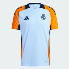 Image of Real Madrid Adidas Tiro 24 Competition Training T-Shirt Tee Blue BNWT