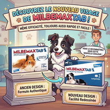 VERMIFUGE À LARGE SPECTRE GRANDS CHIENS : POIDS PLUS DE 5KG BOITE DE 2 COMPRIMÉS