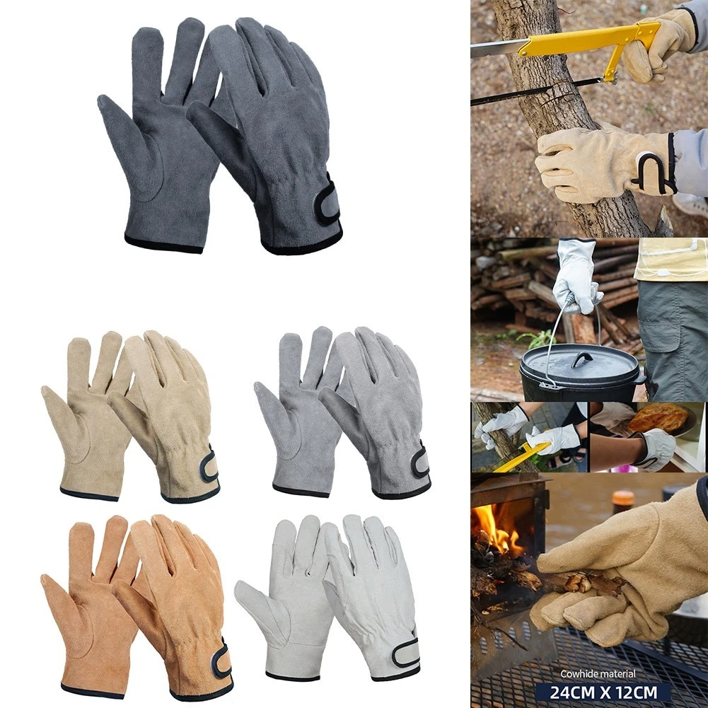 Anti Scalding BBQ Gloves for Camping Grilling and Cooking Applications