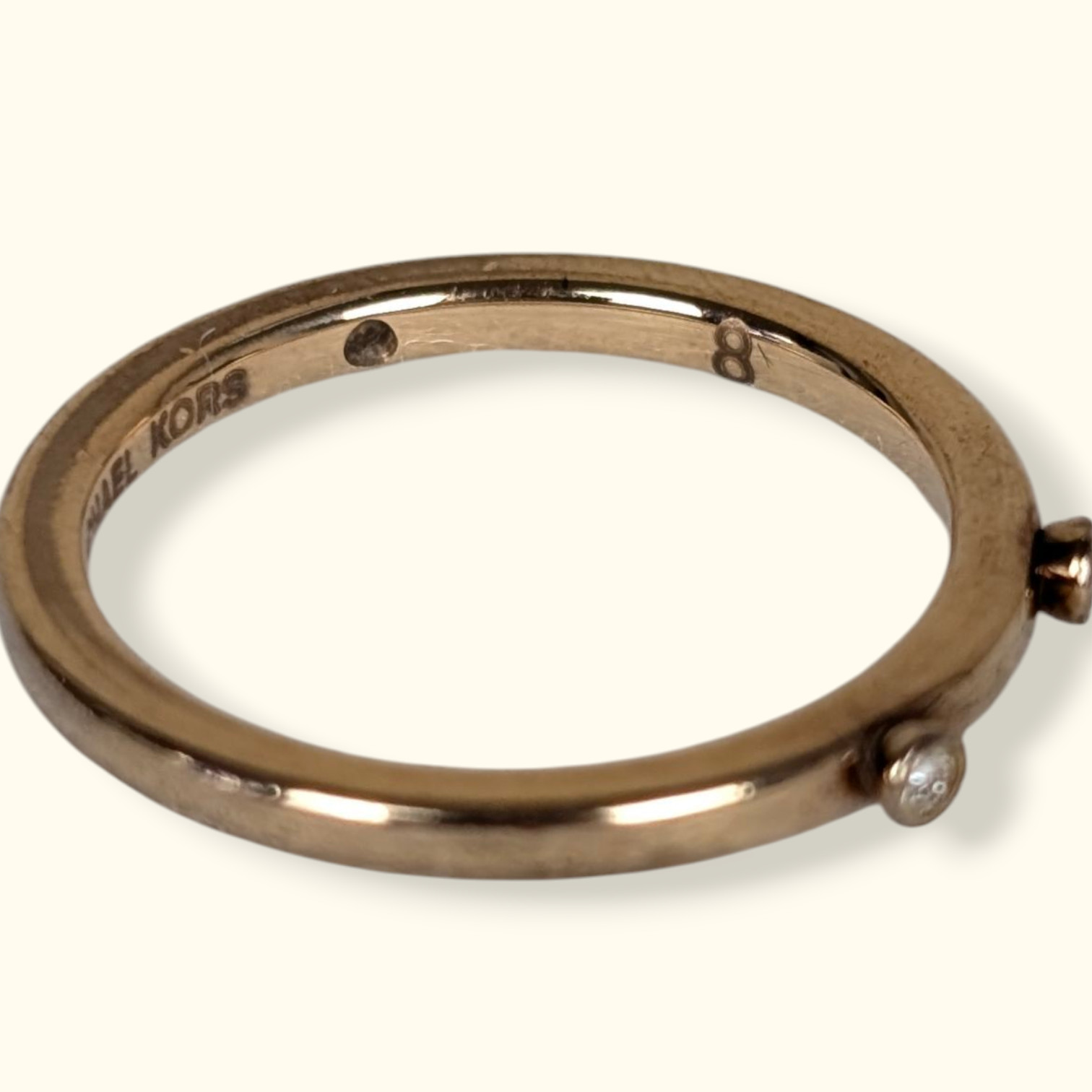 Michael Kors 2-Stone Stackable Band Ring - image 5