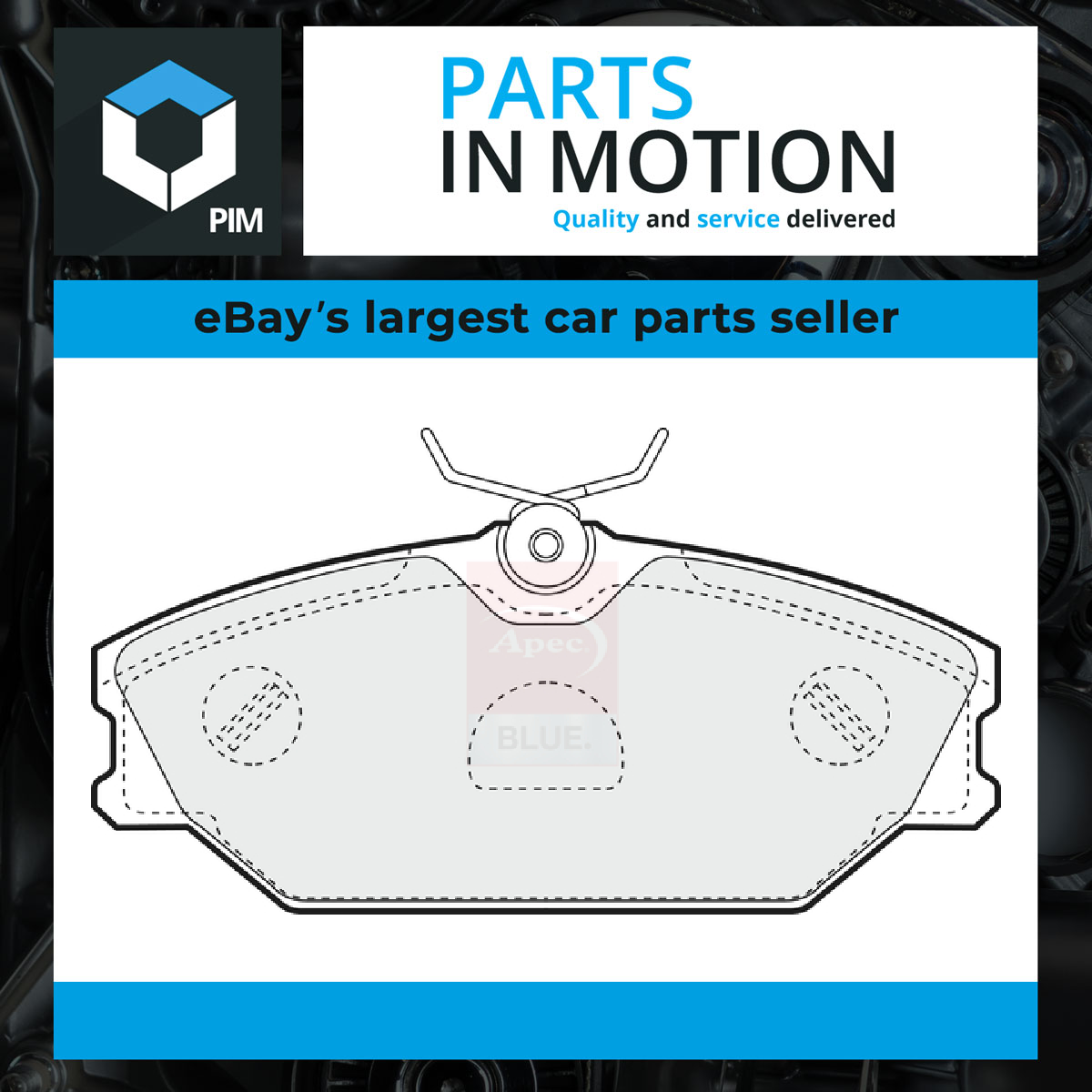 Brake Pads Set fits RENAULT LAGUNA Mk1 2.2D Front 93 to 01 410601531R 410604441R