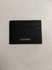 AUTHENTIC Burberry Modern Logo Genuine Leather Card Holder Men  s Black NEW