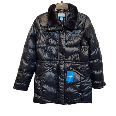 Columbia Women's Peak to Park II Faux-Fur-Trim Coat Black medium $220