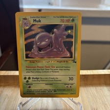 Pokémon Muk TCG Fossil Card 13/62 Holo Unlimited Rare Vintage WOTC (LP) on eBay