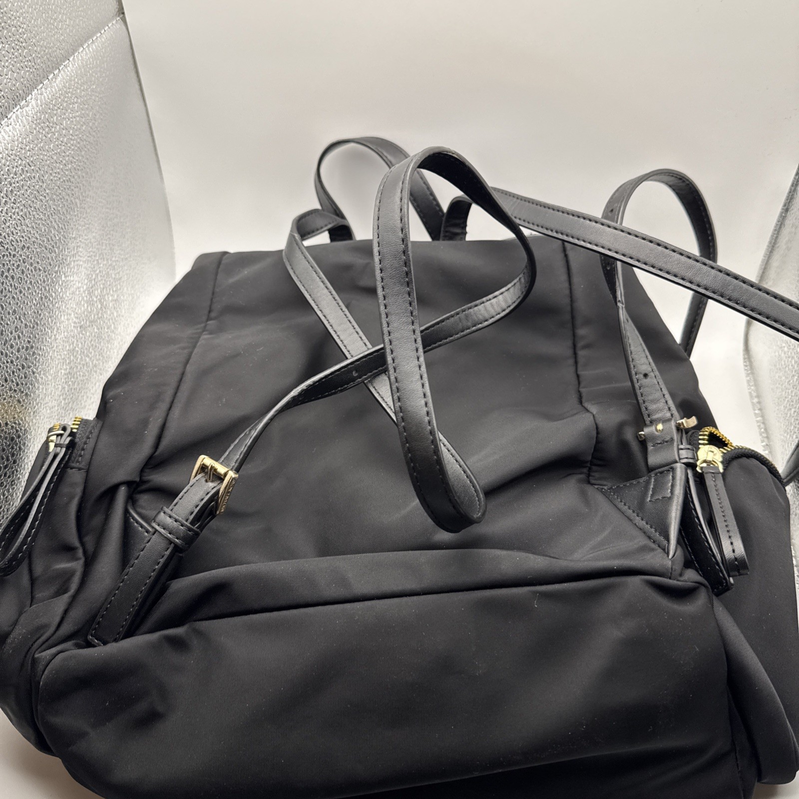 Michael Kors Abbey Solid Large Cargo Backpack - B… - image 7