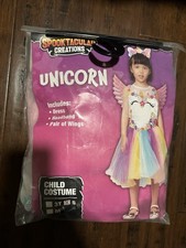 Girls Unicorn Halloween Costume Size Small 4-6
