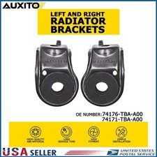 2Pcs Upper Radiator Mount Bracket Set For 2016-2020 2021 Honda Civic Engine Bay